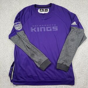 Adidas Swingman Sacramento Kings Warm-Up Shirt Mens‎ Large NBA Long Sleeve 3XL